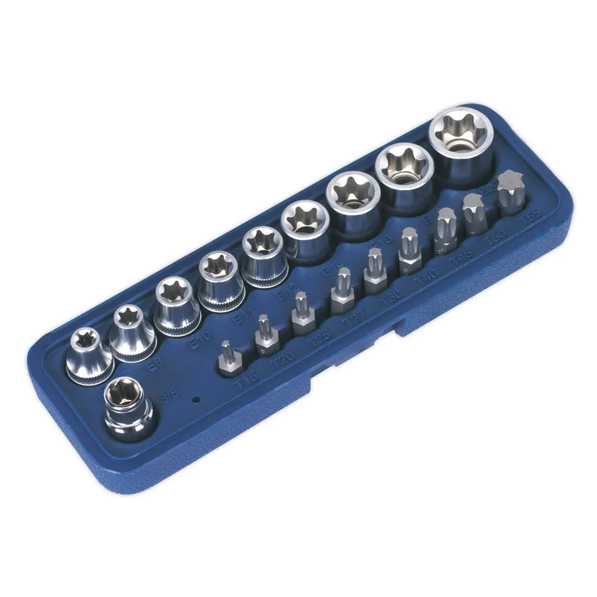 Sealey Premier TRX-Star* Socket & Bit Set 19pc 3/8"Sq Drive