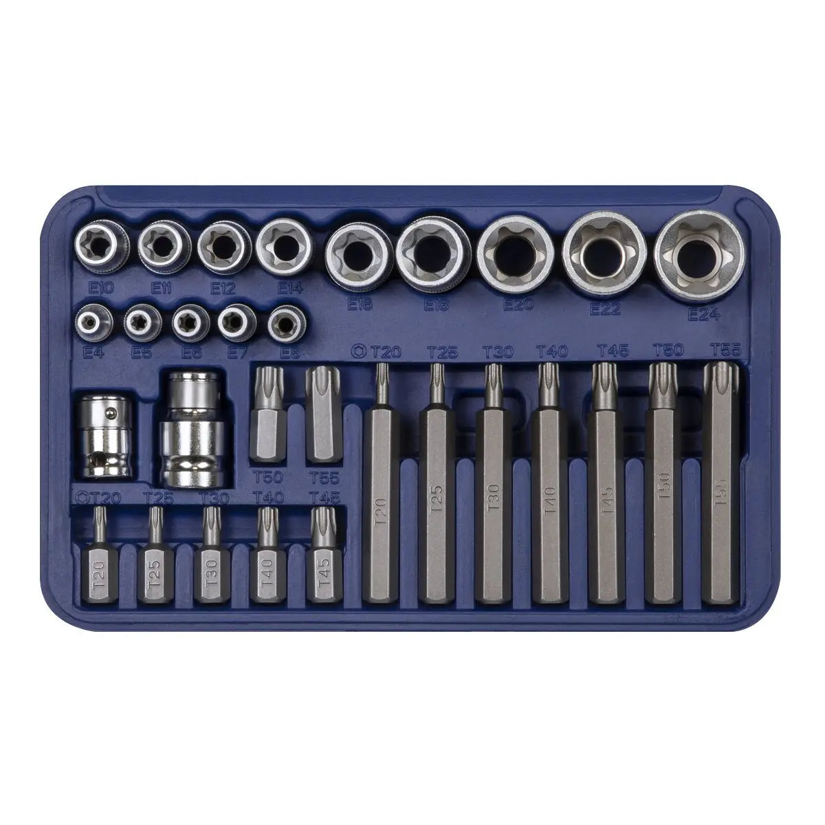 Sealey Premier TRX-Star* Socket & Bit Set 30pc 1/4", 3/8" & 1/2"Sq Drive