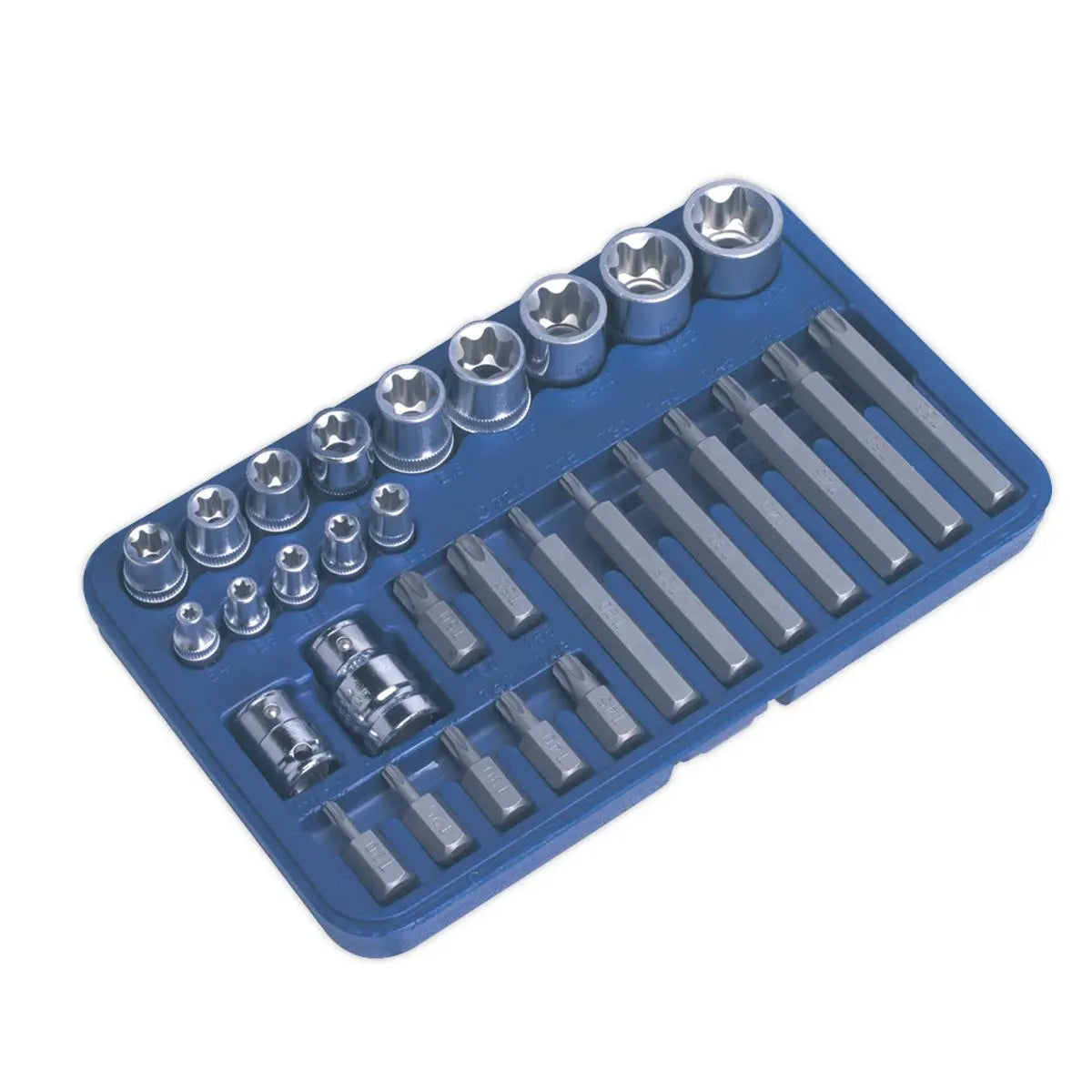 Sealey Premier TRX-Star* Socket & Bit Set 30pc 1/4", 3/8" & 1/2"Sq Drive