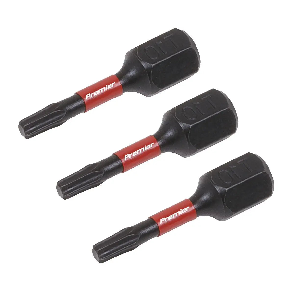 Sealey Premier TRX-Star* T10 Impact Power Tool Bits 25mm - 3pc