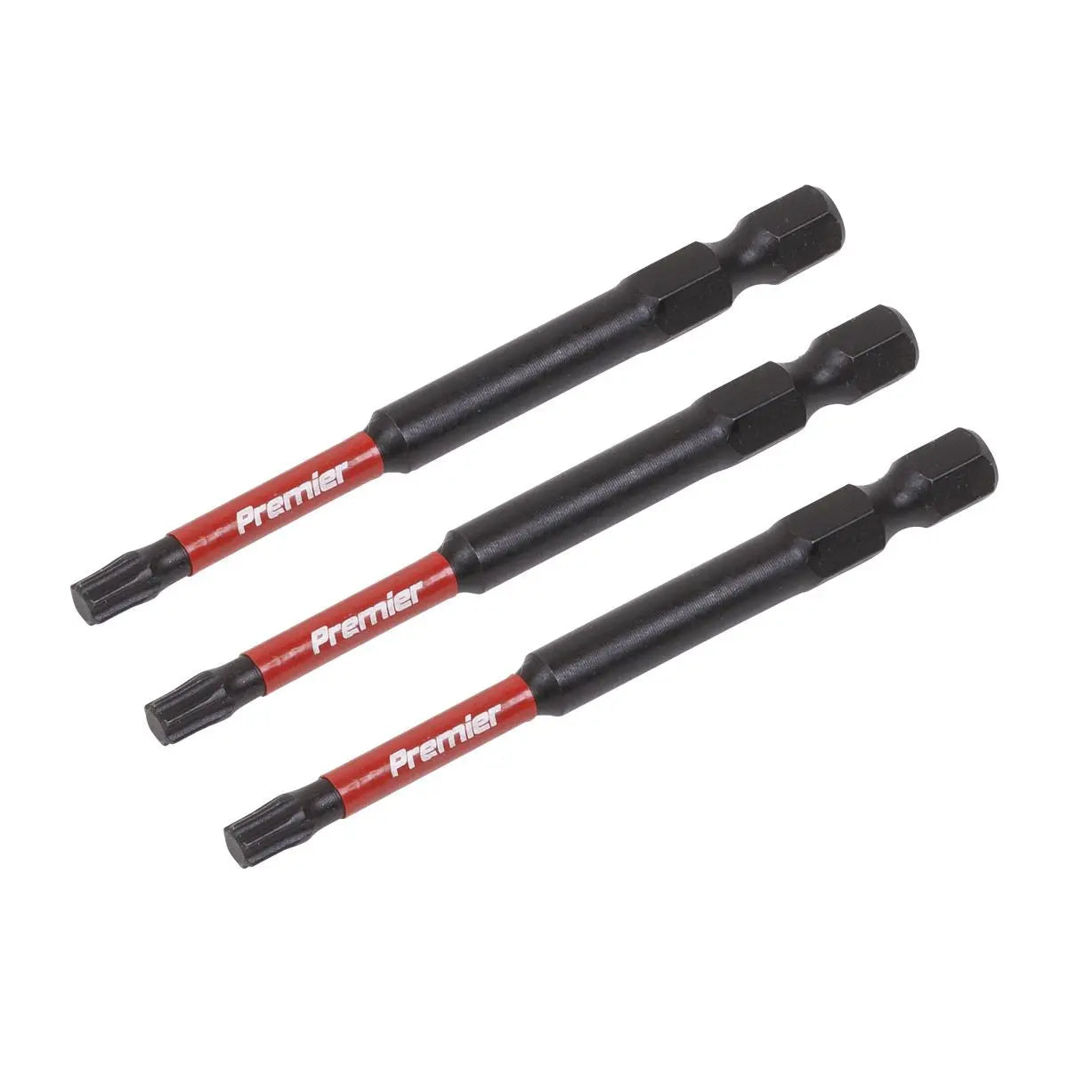 Sealey Premier TRX-Star* T25 Impact Power Tool Bits 75mm - 3pc