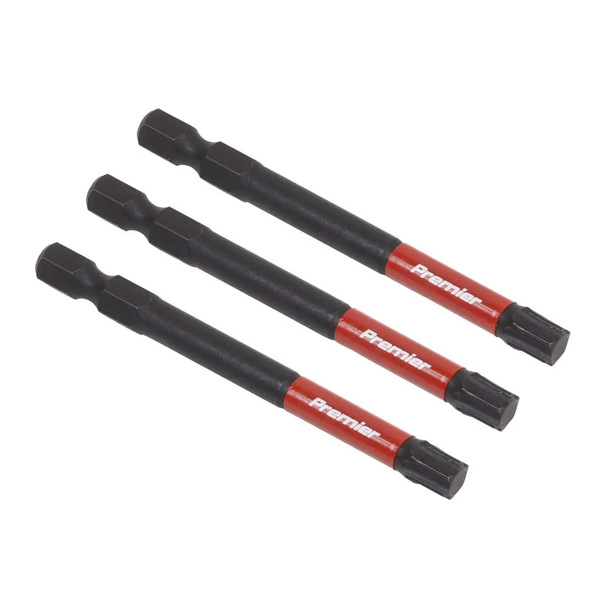 Sealey Premier TRX-Star* T40 Impact Power Tool Bits 75mm - 3pc