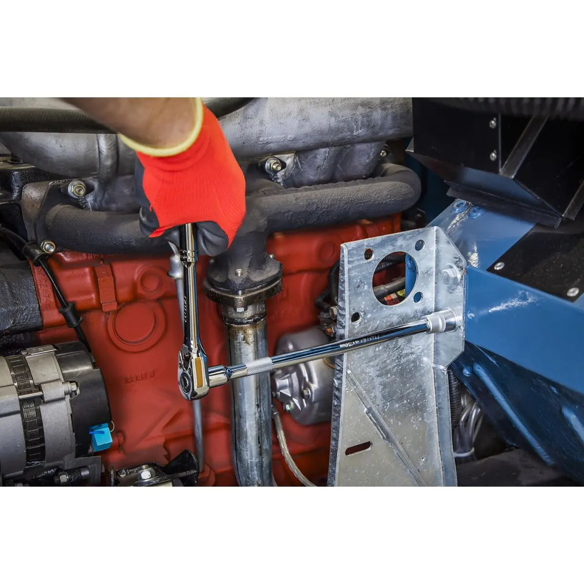 Sealey Premier Tool Tray with Socket Set 55pc 3/8" & 1/2"Sq Drive