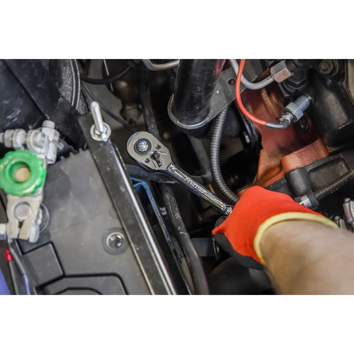 Sealey Premier Tool Tray with Socket Set 55pc 3/8" & 1/2"Sq Drive