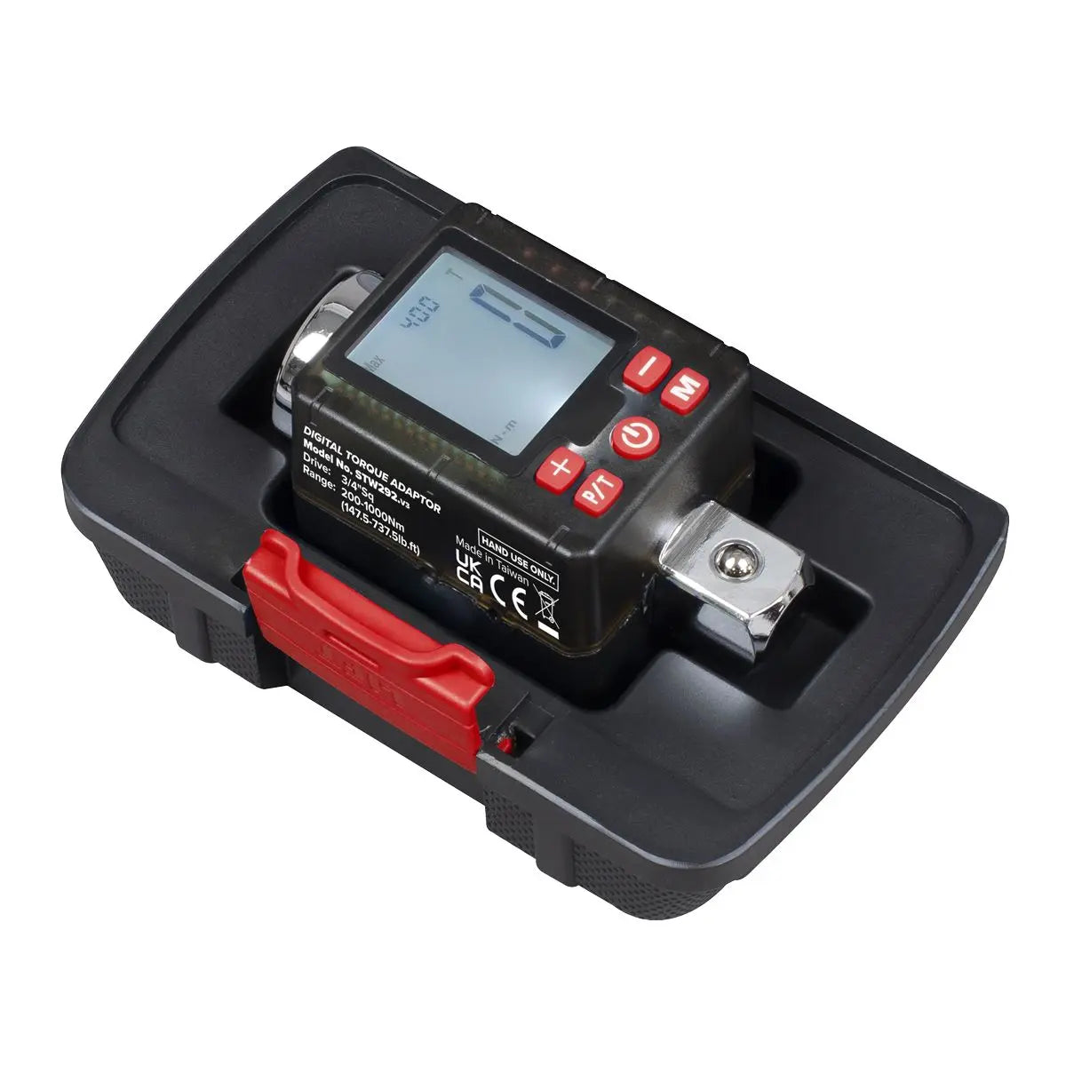 Sealey Premier Torque Adaptor Digital 3/4"Sq Drive 200-1000Nm(147.5-737.5lb.ft)