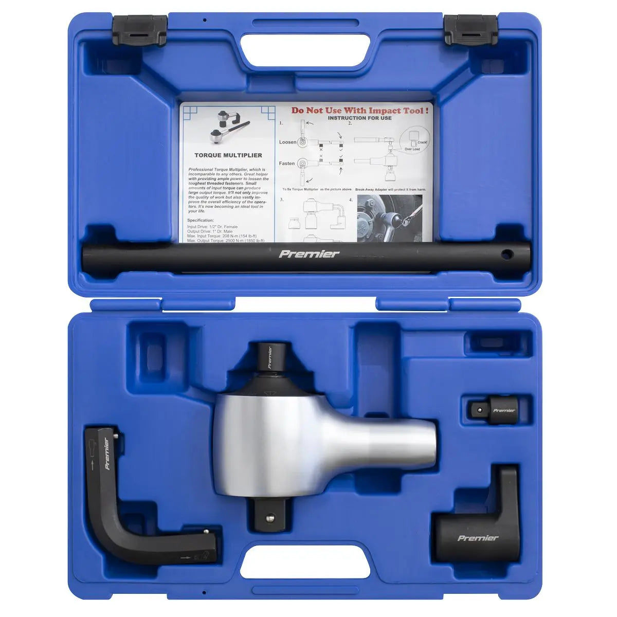 Sealey Premier Torque Multiplier Set 7pc 1/2"-1"Sq Drive