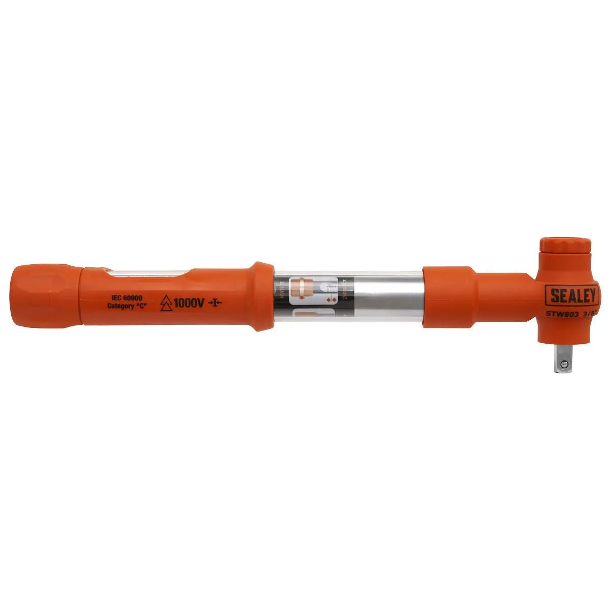 Sealey Premier Torque Wrench Insulated 3/8"Sq Drive 12-60Nm