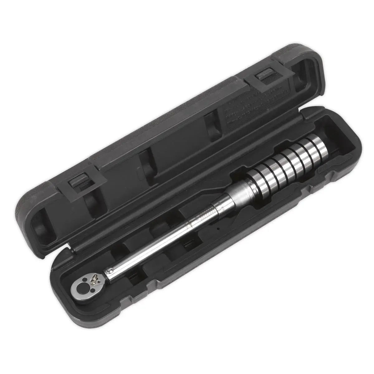 Sealey Premier Torque Wrench Micrometer Style 3/8"Sq Drive 20-100Nm(14.8-73.8lb.ft) - Calibrated