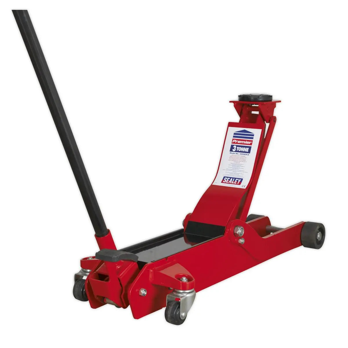 Sealey Premier Trolley Jack 3 Tonne European Style Low Profile