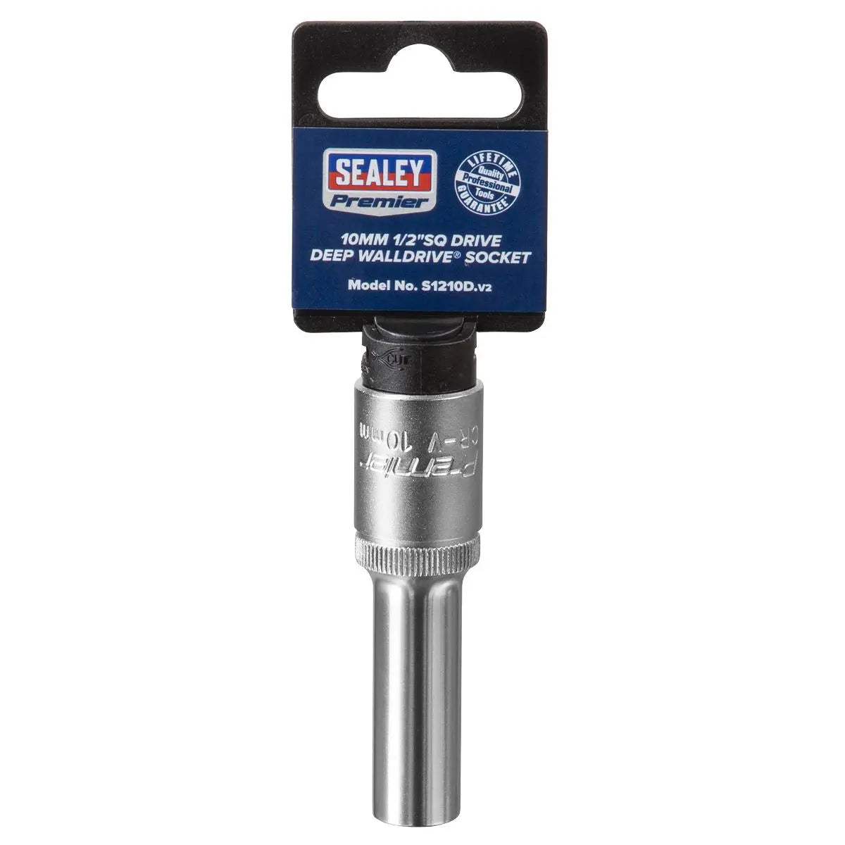 Sealey Premier WallDrive® Socket 10mm Deep 1/2"Sq Drive