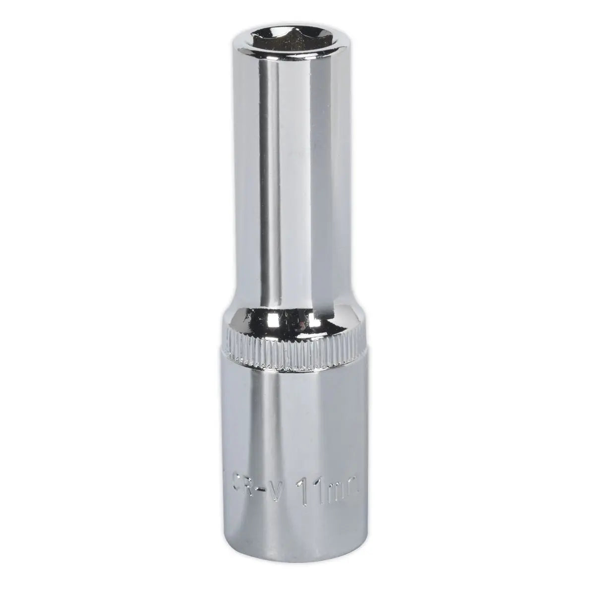Sealey Premier WallDrive® Socket 11mm Deep 1/2"Sq Drive Fully Polished