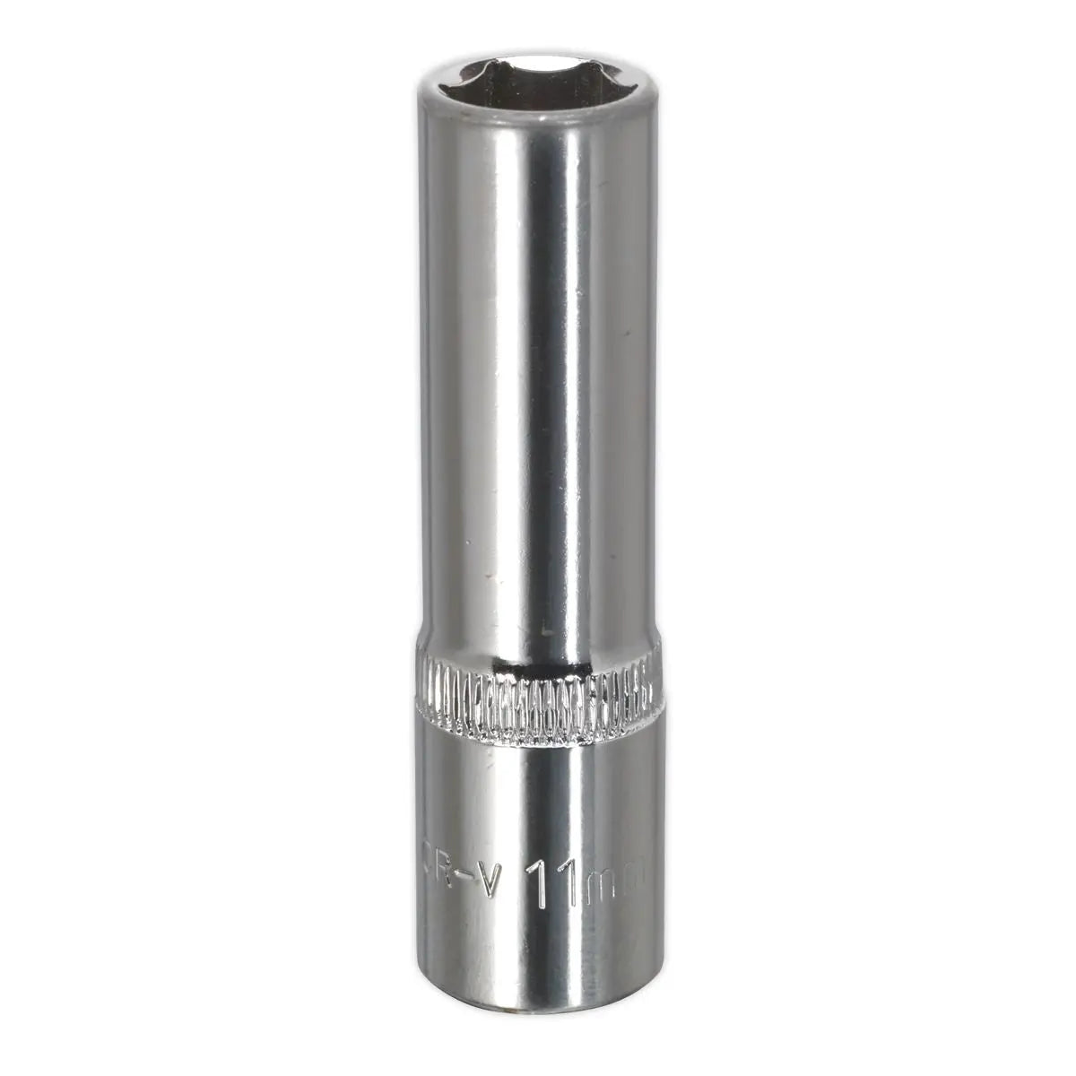 Sealey Premier WallDrive® Socket 11mm Deep 3/8"Sq Drive Fully Polished