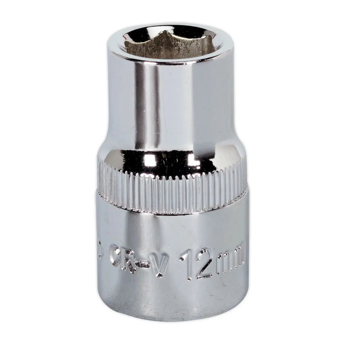 Sealey Premier WallDrive® Socket 12mm 1/2"Sq Drive Fully Polished