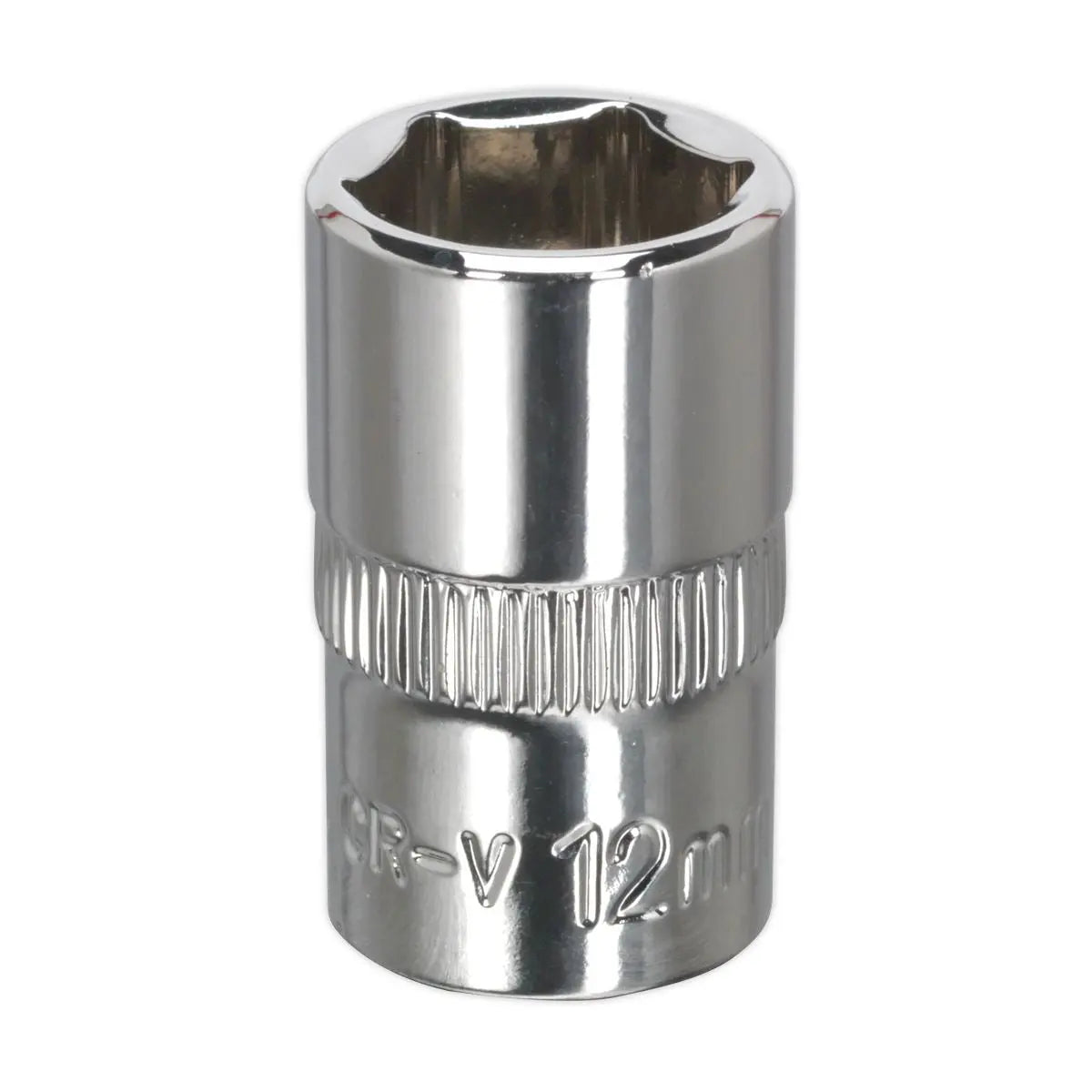 Sealey Premier WallDrive® Socket 12mm 3/8"Sq Drive Fully Polished