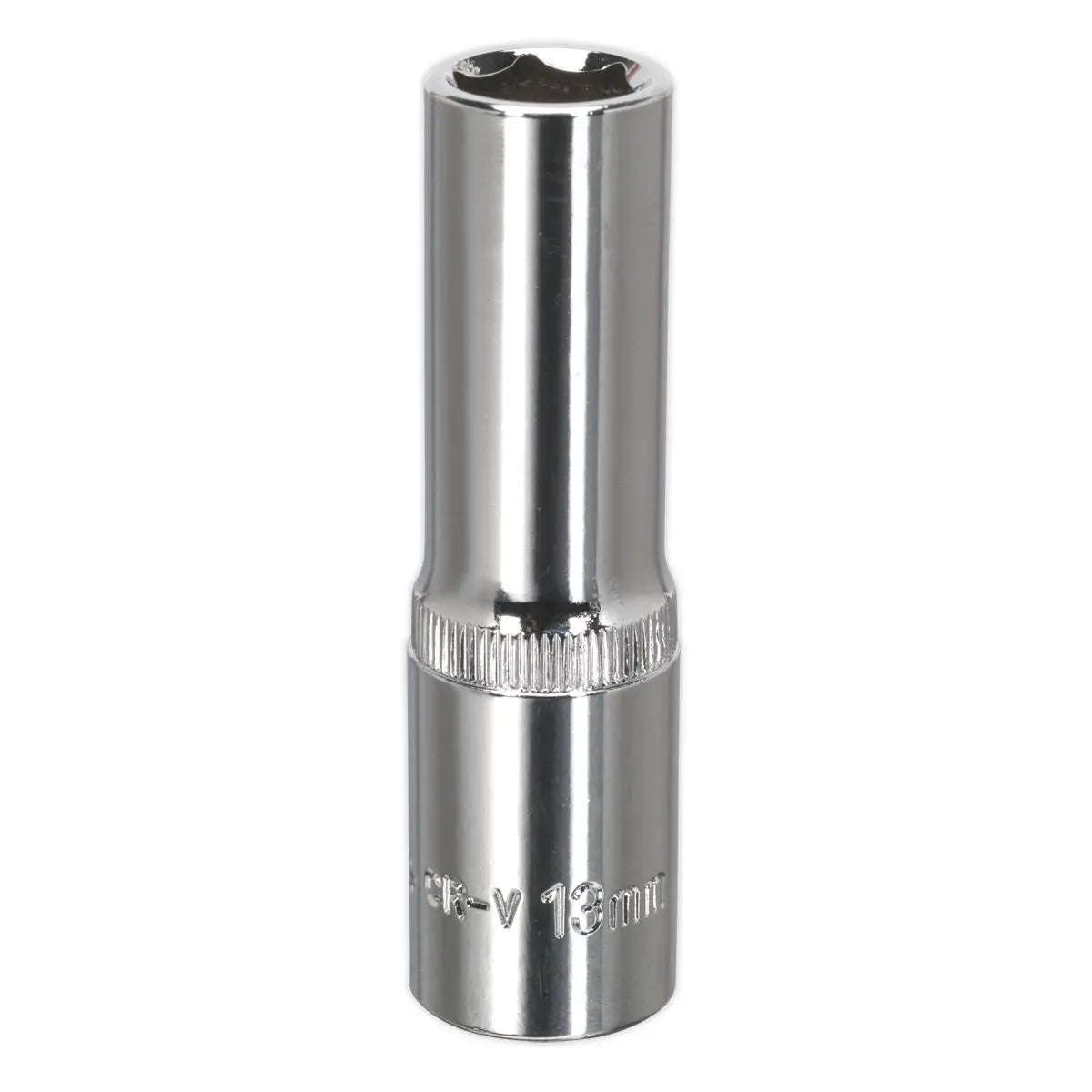 Sealey Premier WallDrive® Socket 13mm Deep 1/2"Sq Drive Fully Polished