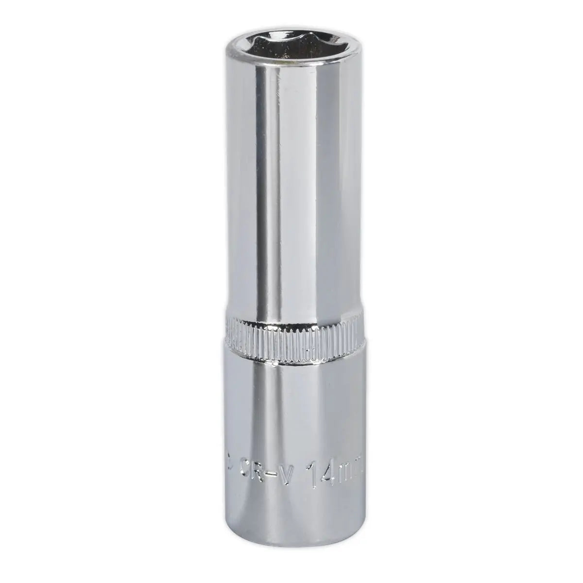 Sealey Premier WallDrive® Socket 14mm Deep 1/2"Sq Drive Fully Polished