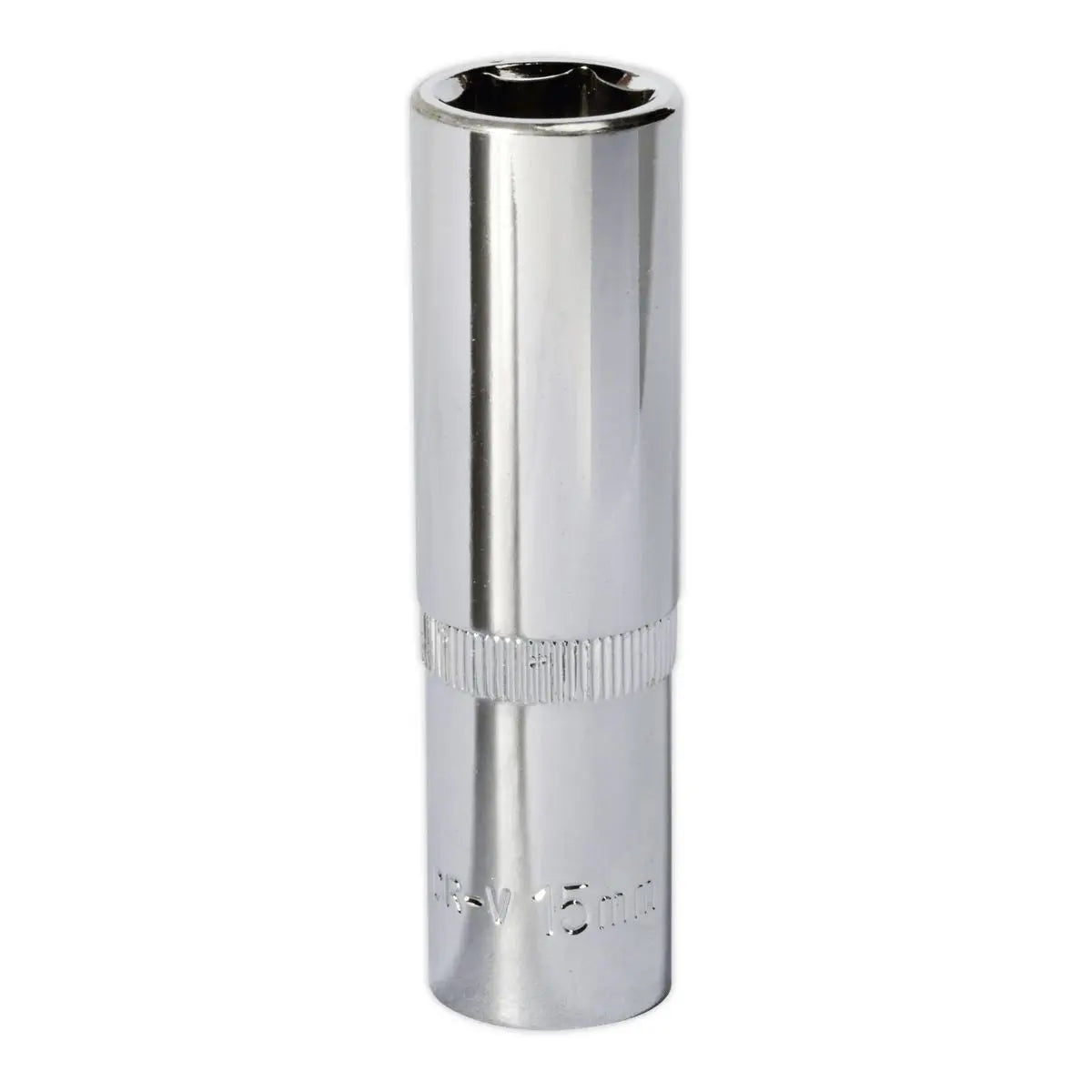 Sealey Premier WallDrive® Socket 15mm Deep 1/2"Sq Drive Fully Polished
