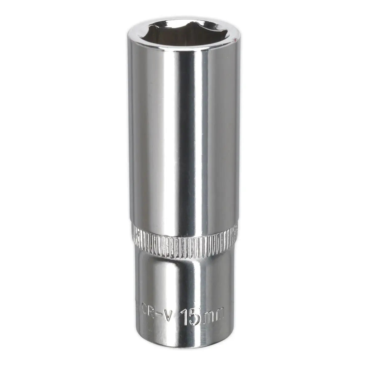 Sealey Premier WallDrive® Socket 15mm Deep 3/8"Sq Drive Fully Polished