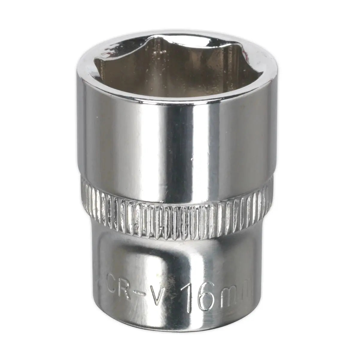 Sealey Premier WallDrive® Socket 16mm 3/8"Sq Drive Fully Polished