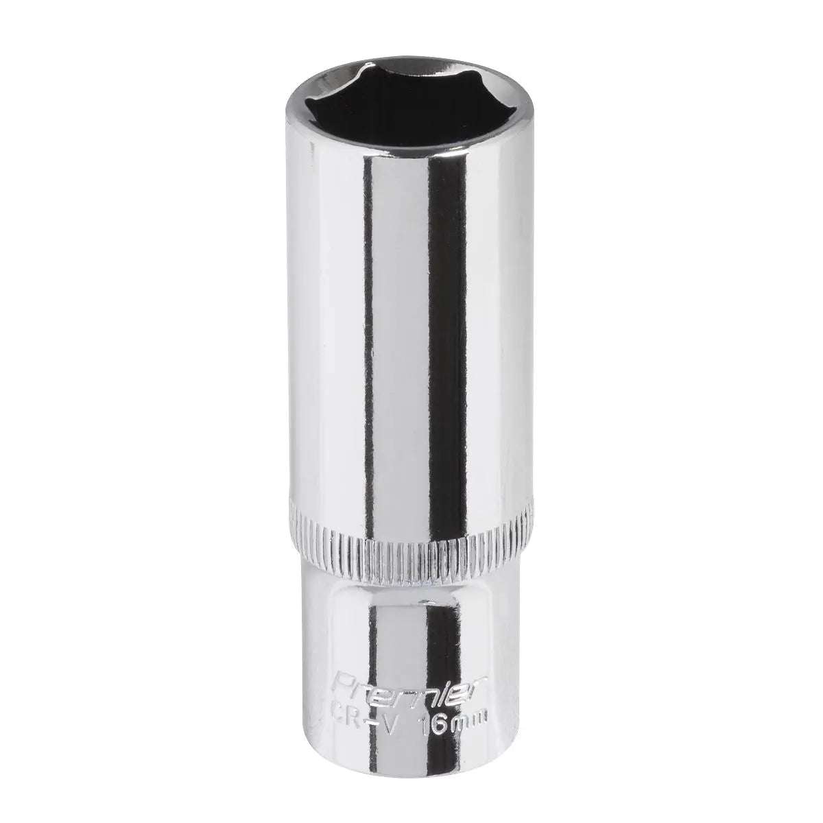 Sealey Premier WallDrive® Socket 16mm Deep 3/8"Sq Drive Fully Polished