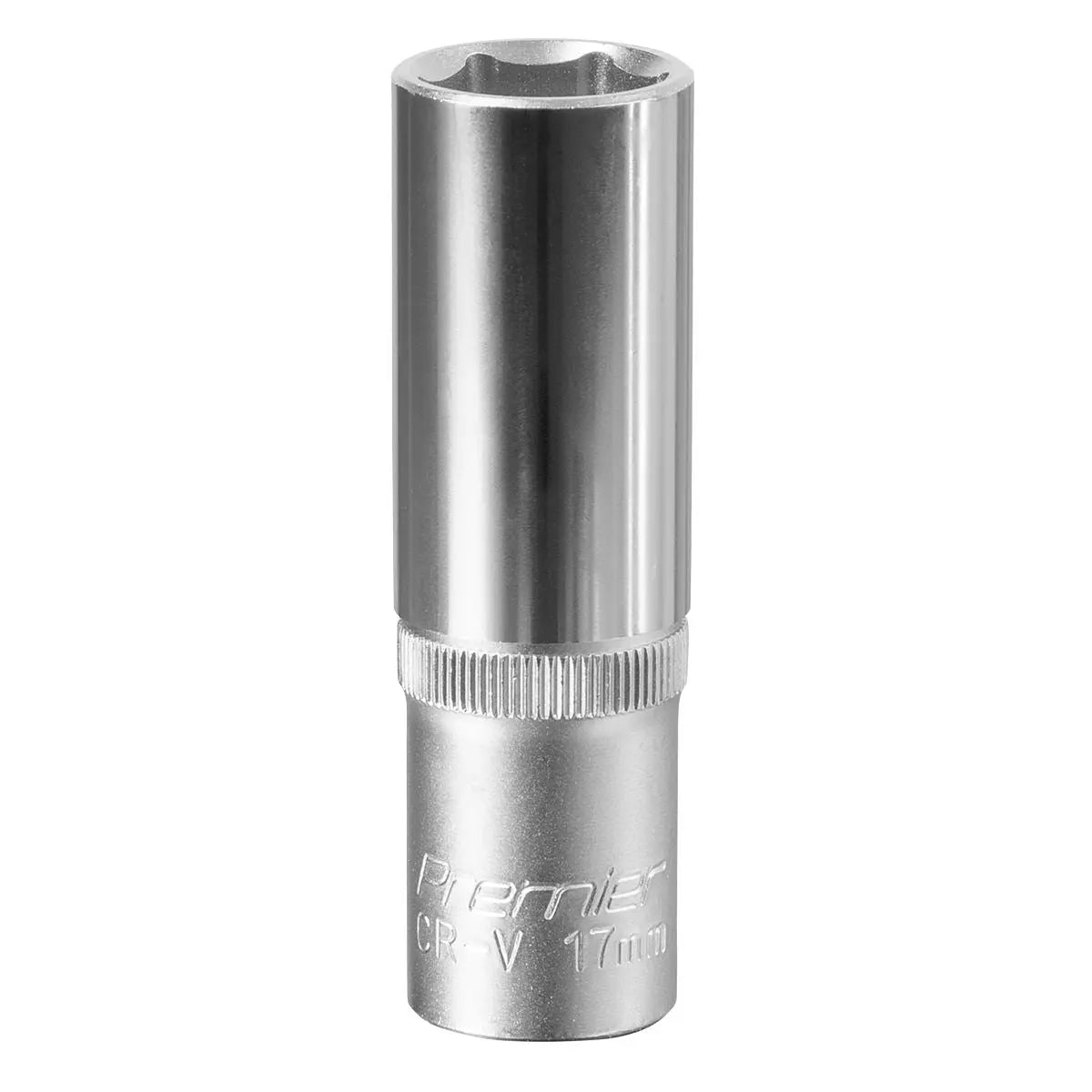 Sealey Premier WallDrive® Socket 17mm Deep 1/2"Sq Drive