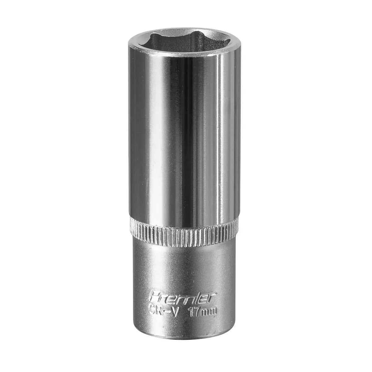 Sealey Premier WallDrive® Socket 17mm Deep 3/8"Sq Drive