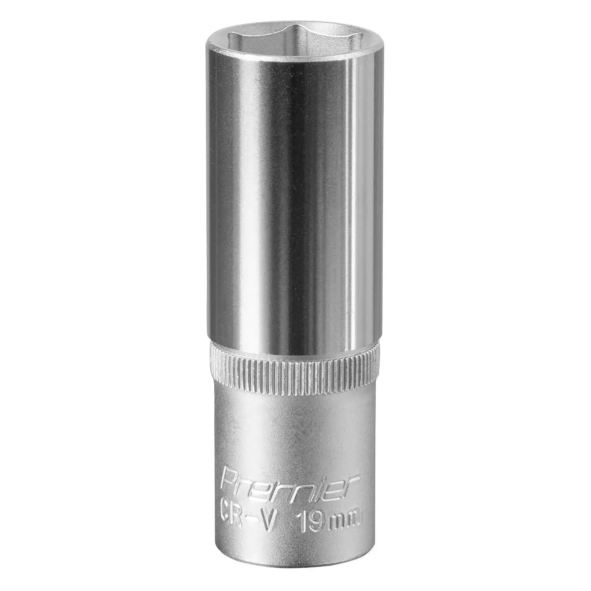 Sealey Premier WallDrive® Socket 19mm Deep 1/2"Sq Drive