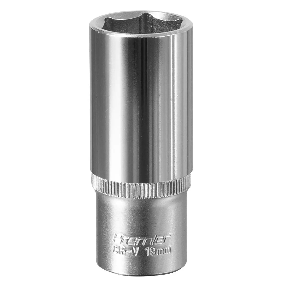 Sealey Premier WallDrive® Socket 19mm Deep 3/8"Sq Drive
