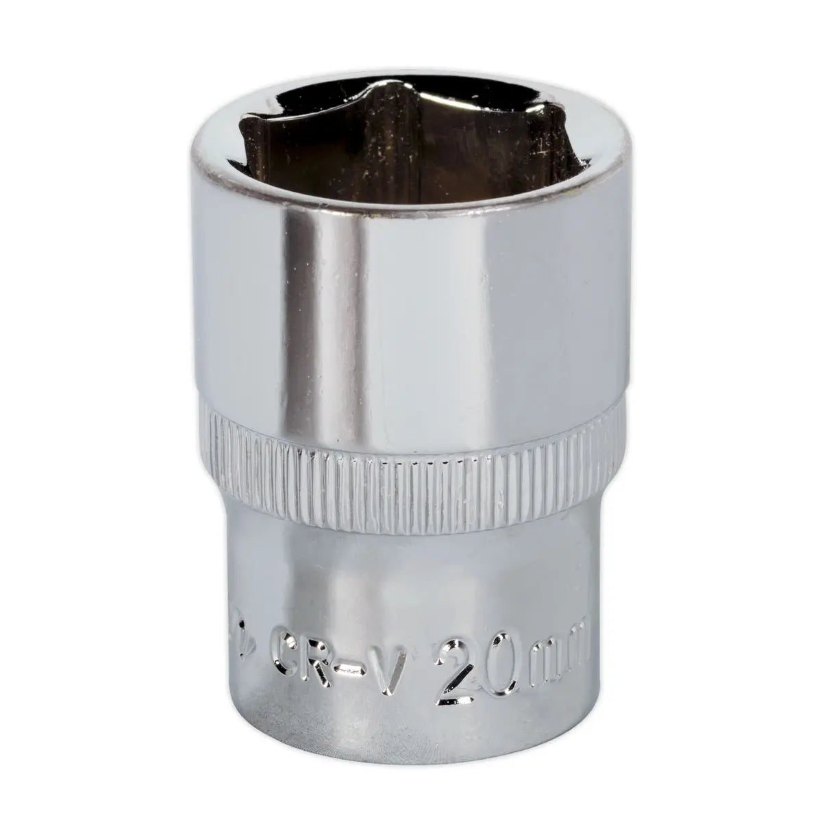 Sealey Premier WallDrive® Socket 20mm 1/2"Sq Drive Fully Polished