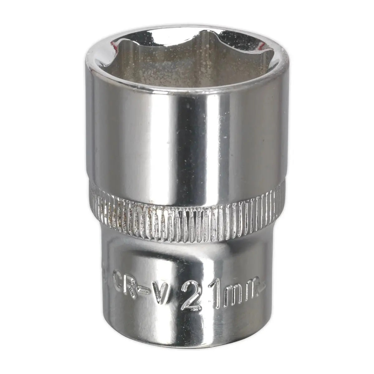 Sealey Premier WallDrive® Socket 21mm 1/2"Sq Drive Fully Polished