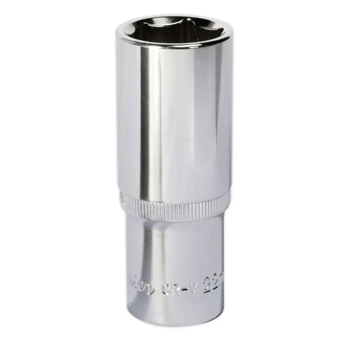 Sealey Premier WallDrive® Socket 22mm Deep 1/2"Sq Drive Fully Polished