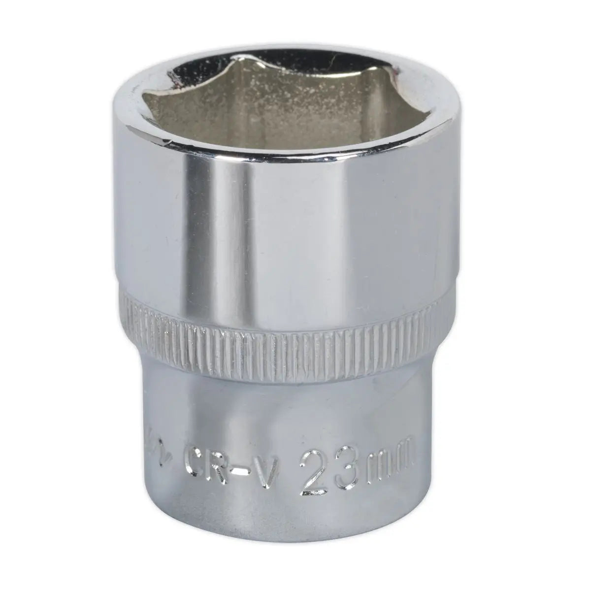 Sealey Premier WallDrive® Socket 23mm 1/2"Sq Drive Fully Polished