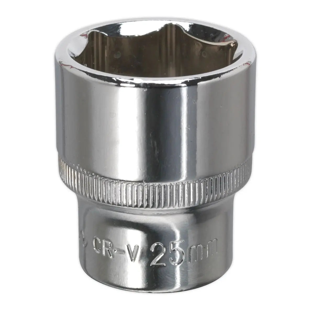 Sealey Premier WallDrive® Socket 25mm 1/2"Sq Drive Fully Polished