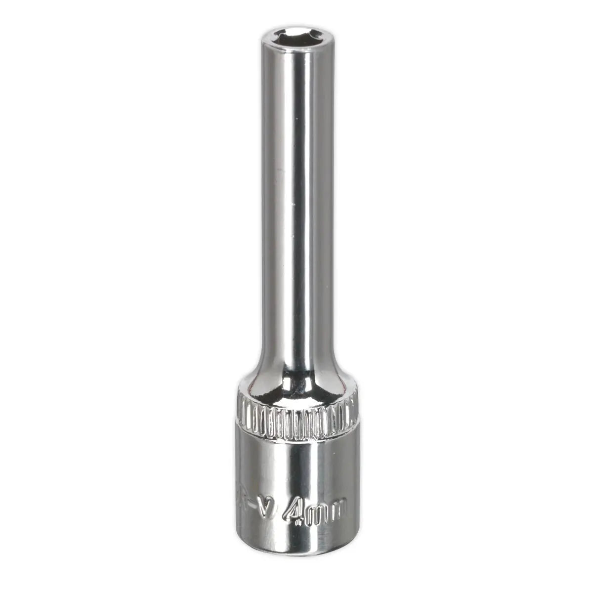Sealey Premier WallDrive® Socket 4mm Deep 1/4"Sq Drive Fully Polished