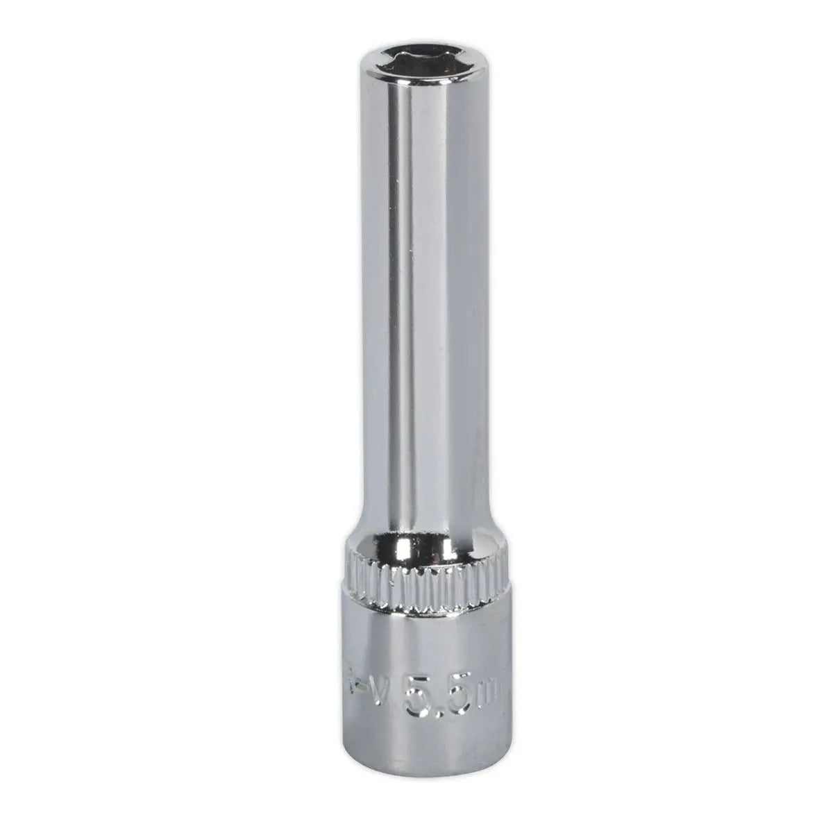 Sealey Premier WallDrive® Socket 5.5mm 1/4"Sq Drive Deep Fully Polished