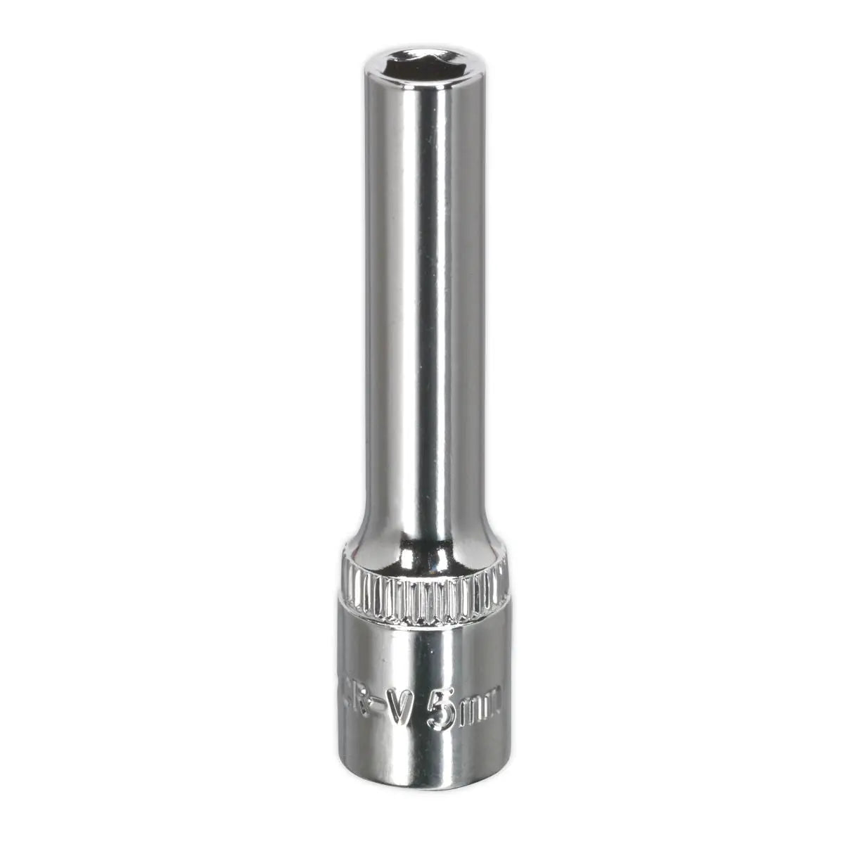Sealey Premier WallDrive® Socket 5mm Deep 1/4"Sq Drive Fully Polished
