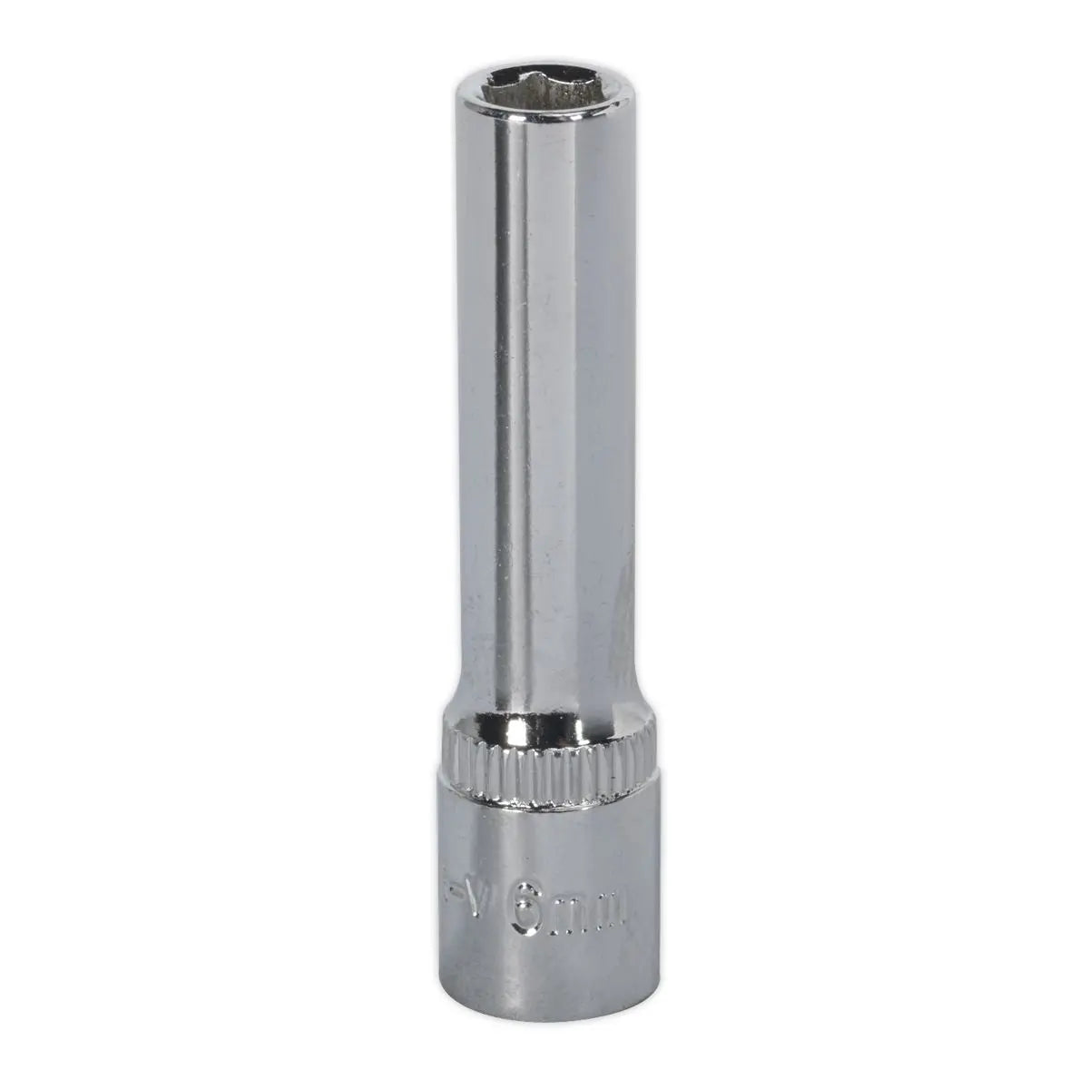 Sealey Premier WallDrive® Socket 6mm Deep 1/4"Sq Drive Fully Polished
