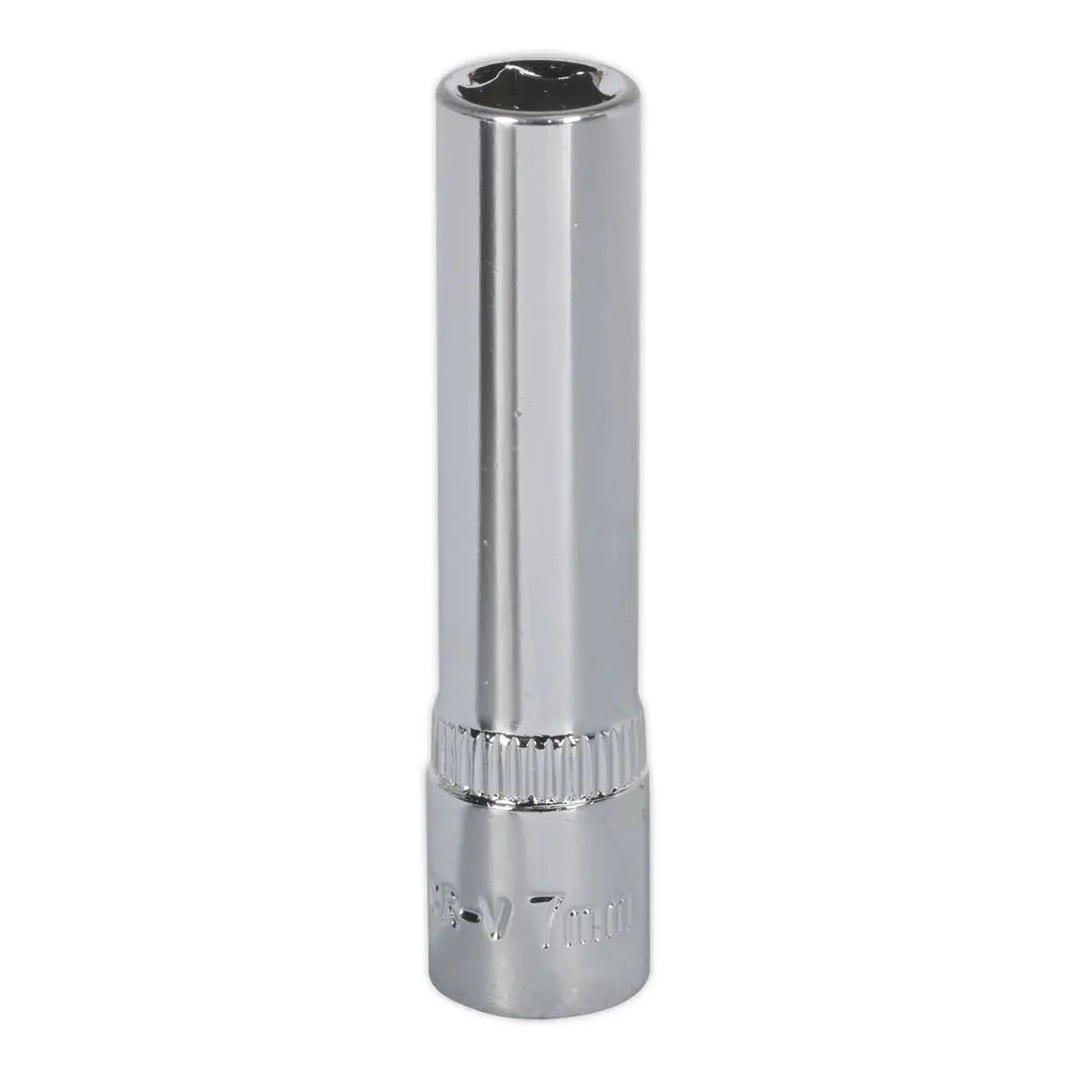 Sealey Premier WallDrive® Socket 7mm Deep 1/4"Sq Drive Fully Polished