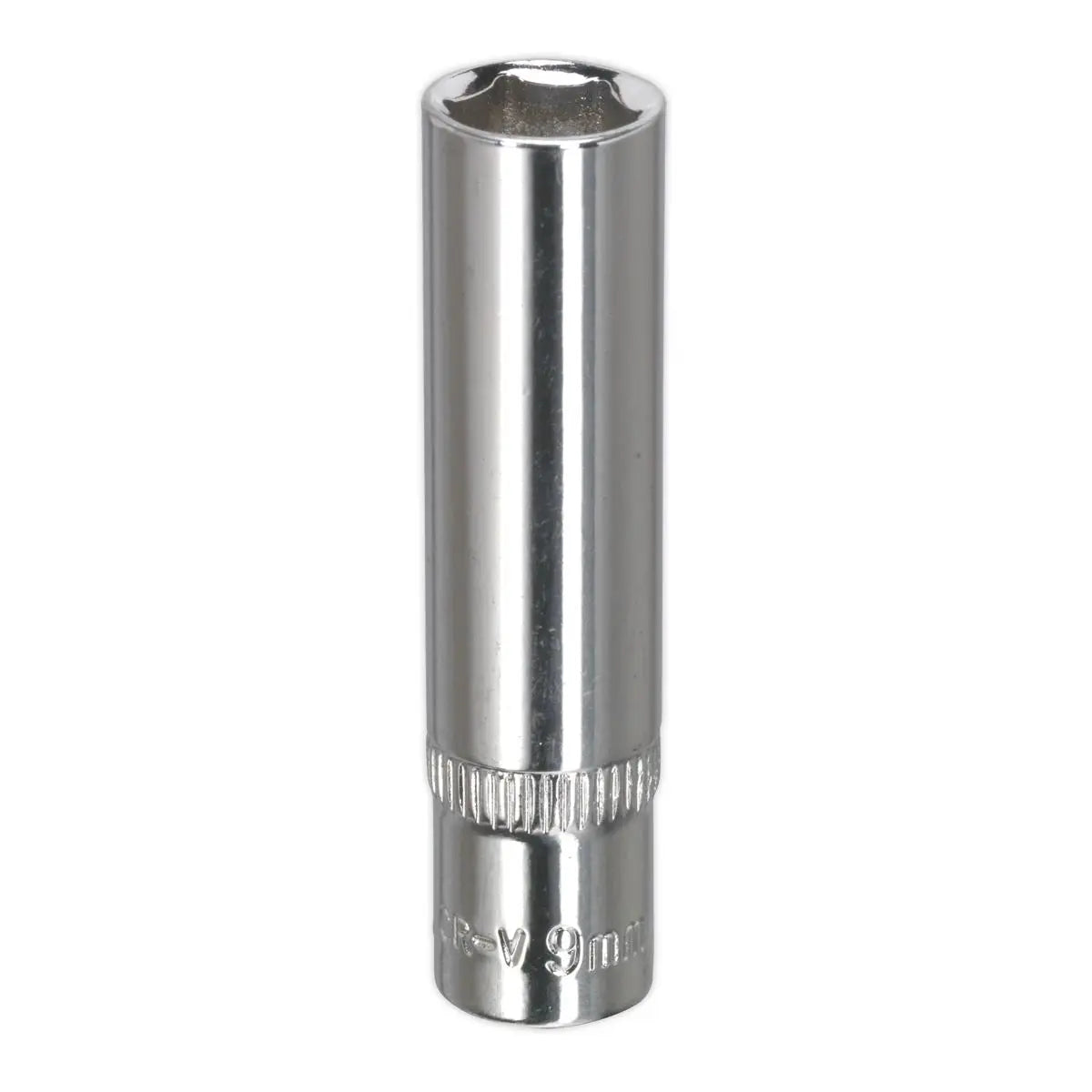 Sealey Premier WallDrive® Socket 9mm Deep 1/4"Sq Drive Fully Polished