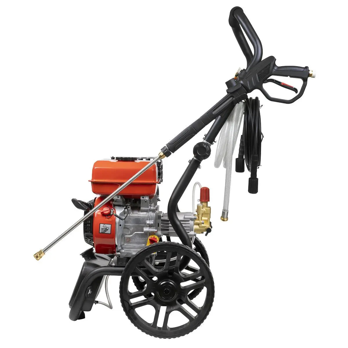 Sealey Pressure Washer 220bar 540L/hr Self-Priming 6.5hp Petrol White Rose Tools