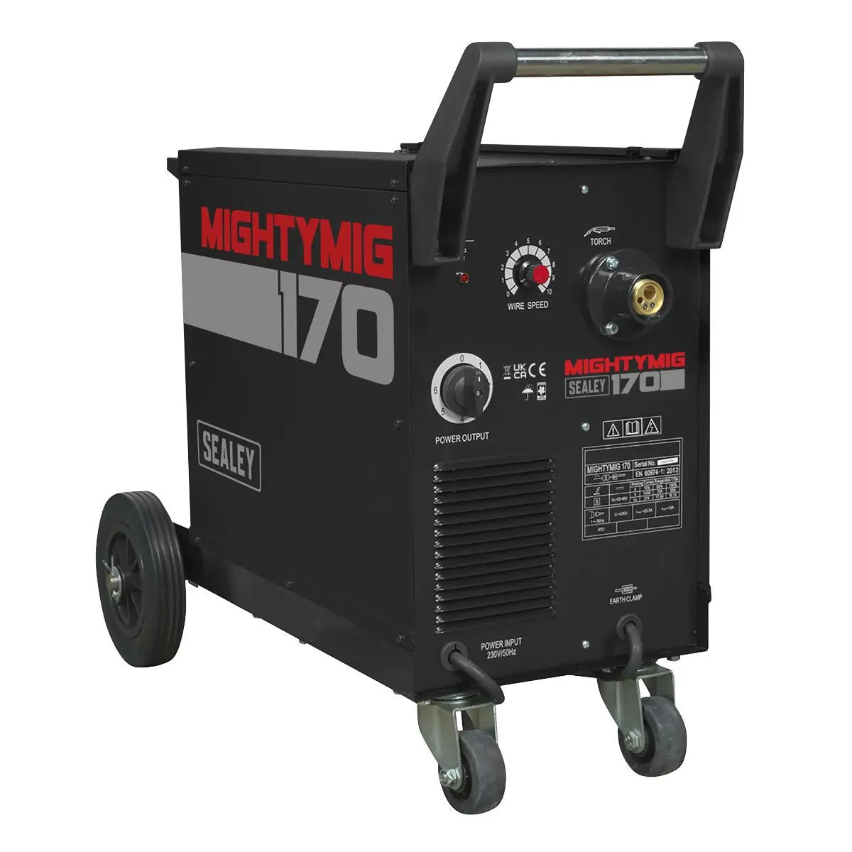 Sealey Professional Gas/Gasless MIG Welder 170A with Euro Torch