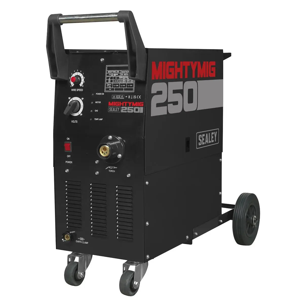 Sealey Professional Gas/Gasless MIG Welder 250A with Euro Torch