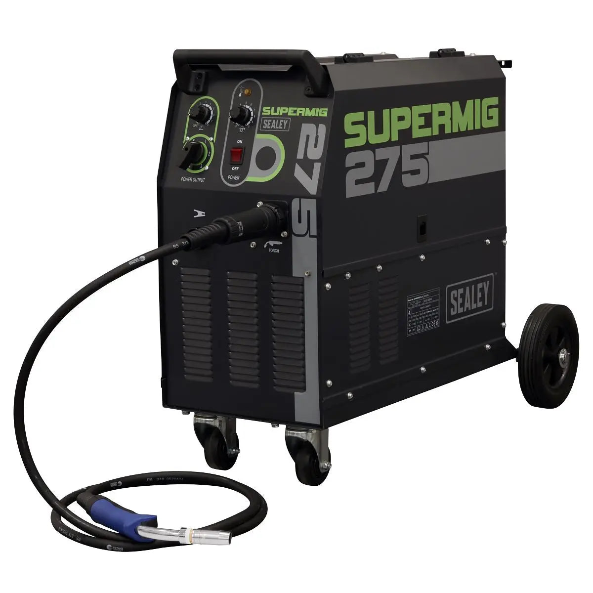 Sealey Professional MIG Welder 270Amp 230V with Binzel® Euro Torch