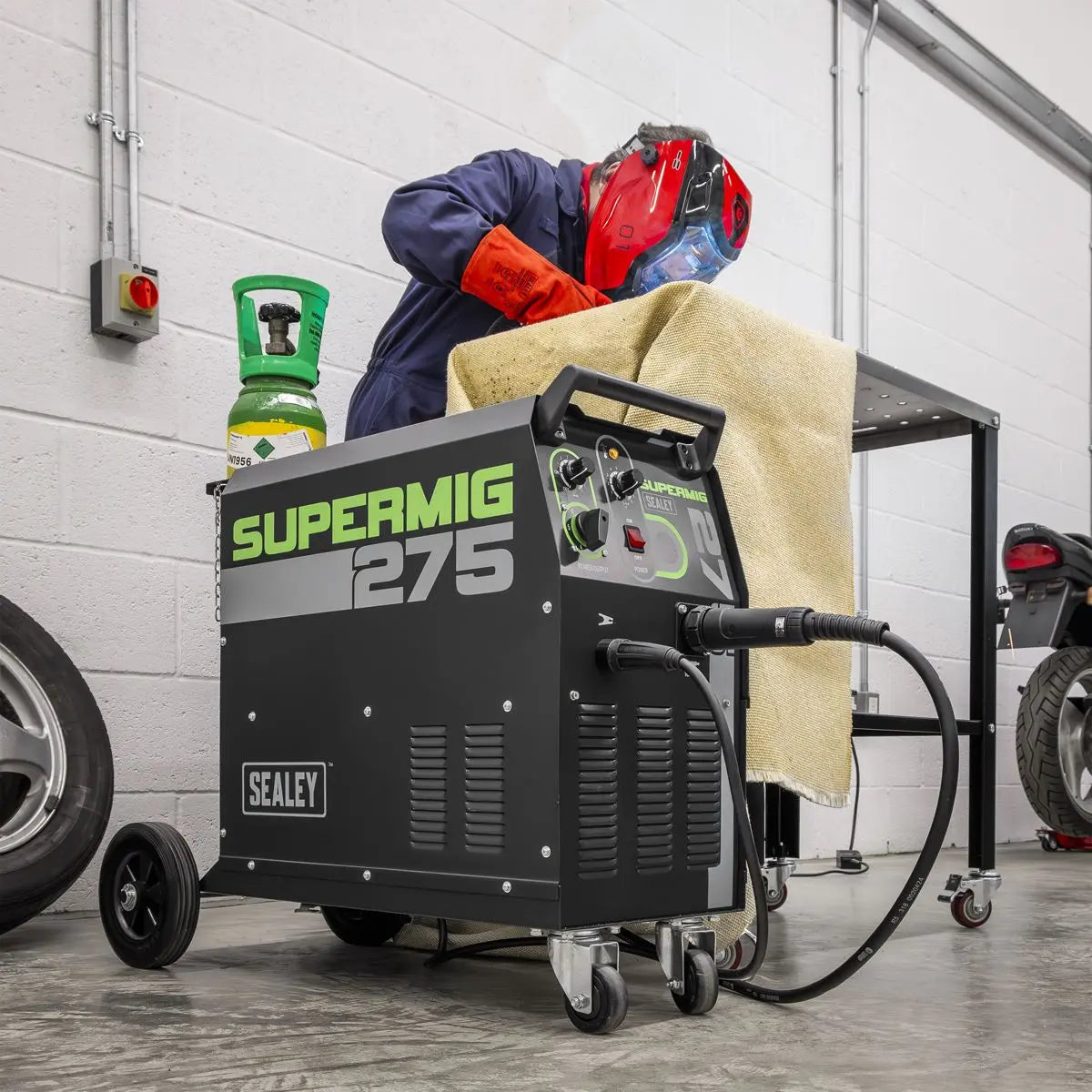 Sealey Professional MIG Welder 270Amp 230V with Binzel® Euro Torch