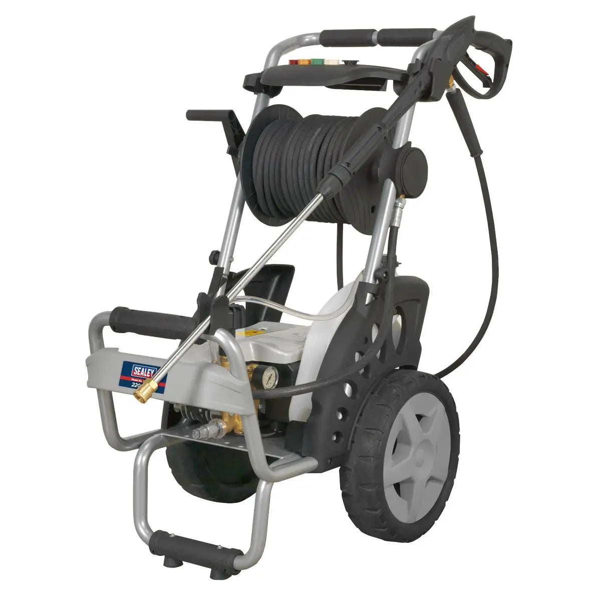 Sealey Professional Pressure Washer 150bar with Accessories White Rose Tools