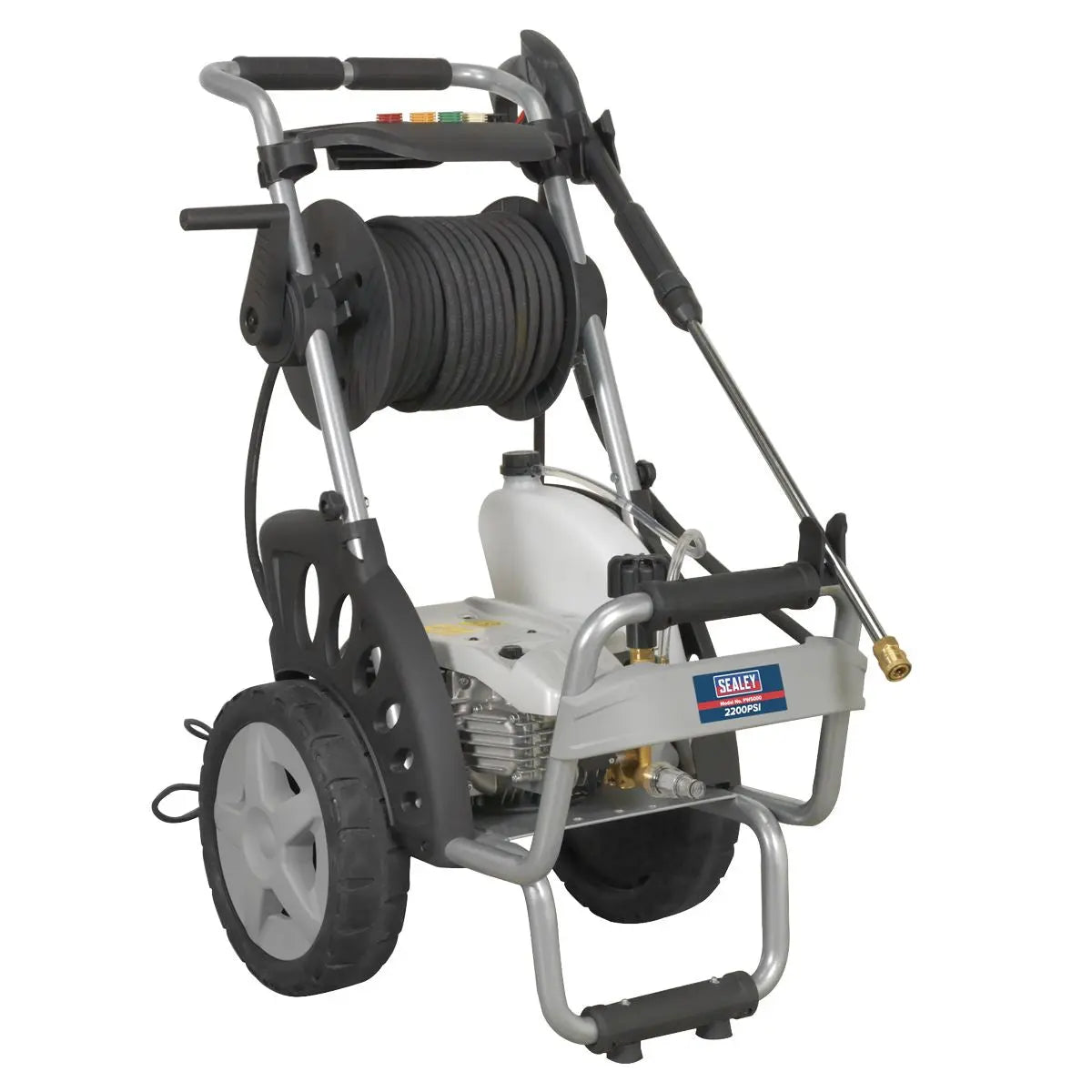 Sealey Professional Pressure Washer 150bar with Accessories White Rose Tools
