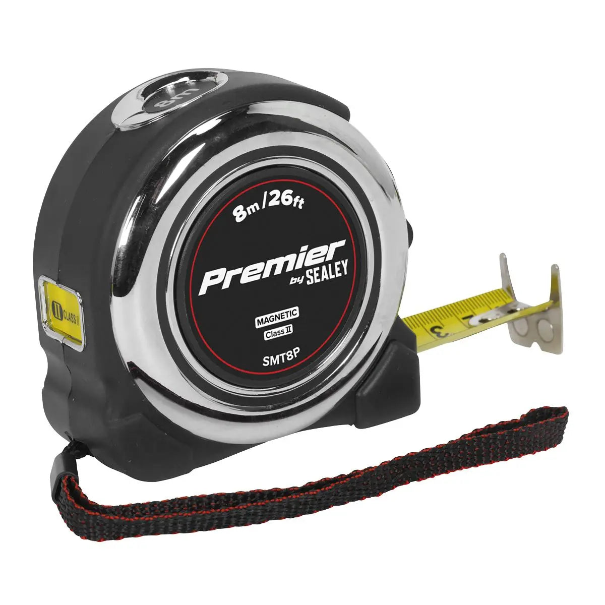 Sealey Professional Tape Measure Chrome Body 5m or 8m