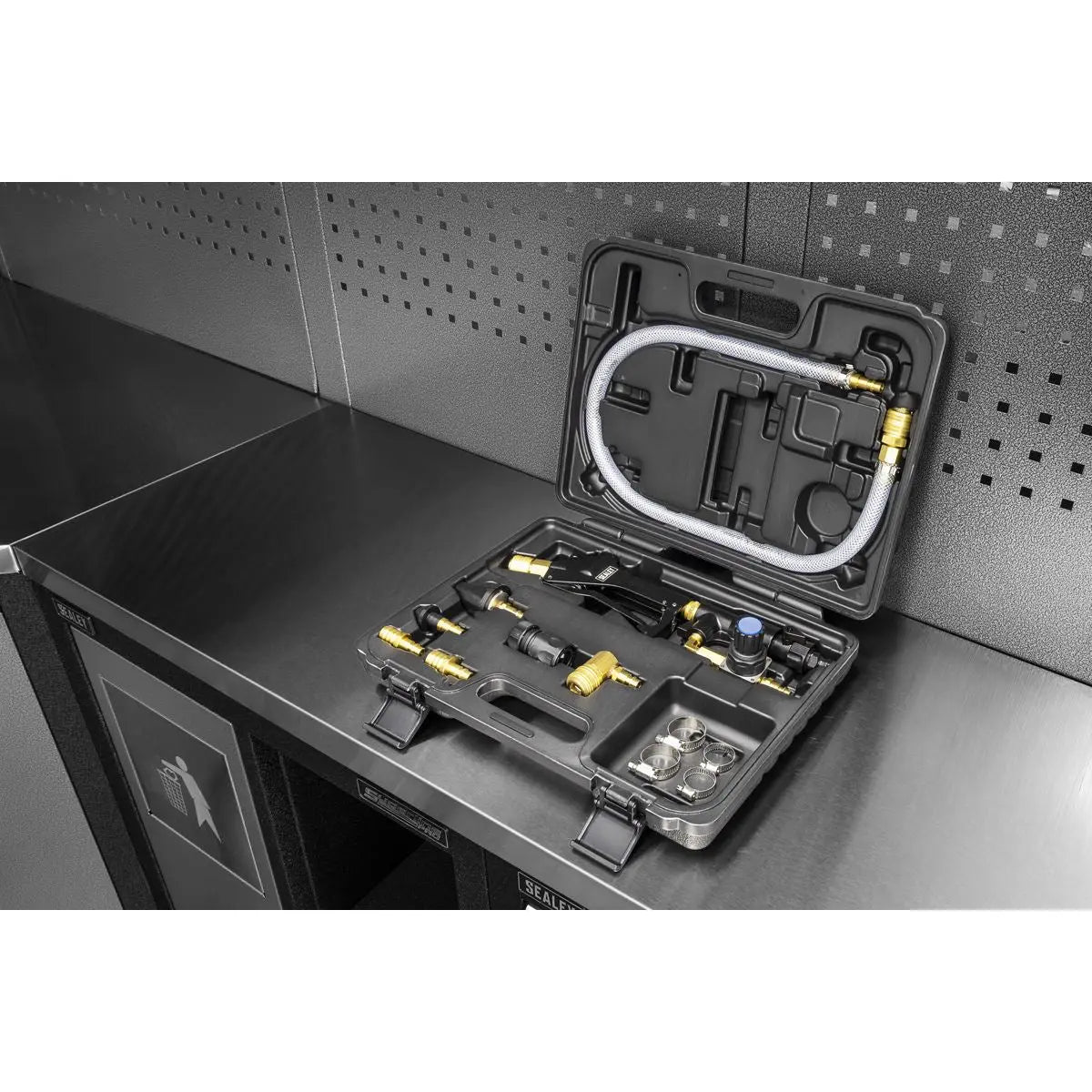 Sealey Pulsating Cooling System Flush Tool Set White Rose Tools