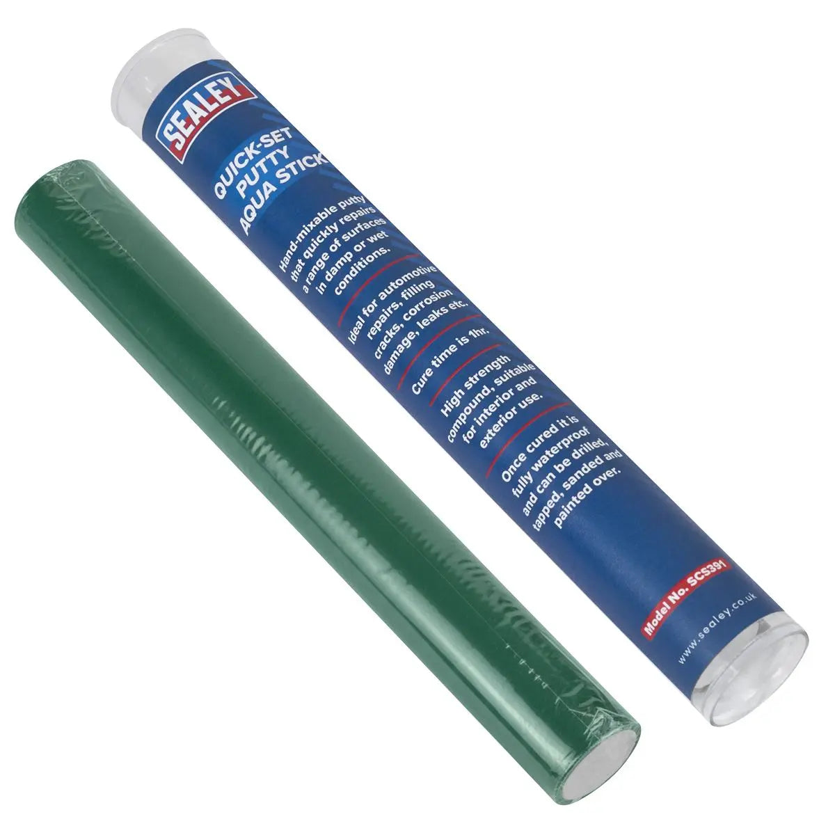 Sealey Quick-Set Putty Aqua Stick White Rose Tools