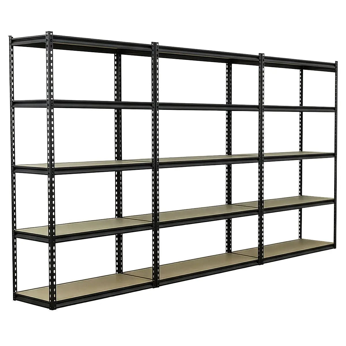 Sealey Racking Unit with 5 Shelves 220kg Capacity Per Level - Set of 3 White Rose Tools